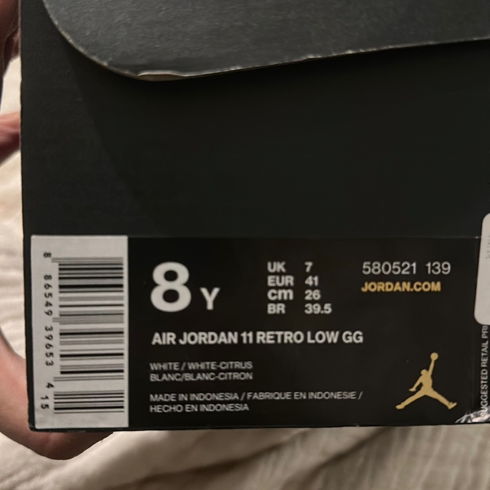Nike Air Jordan 11 Retro GG size 8